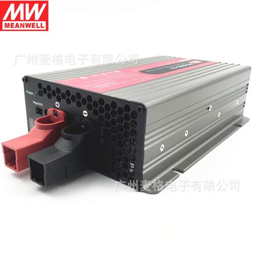 明纬NPB-750-12/24/48V 750W 2/3/8段式铅酸蓄电池充电器PB-600