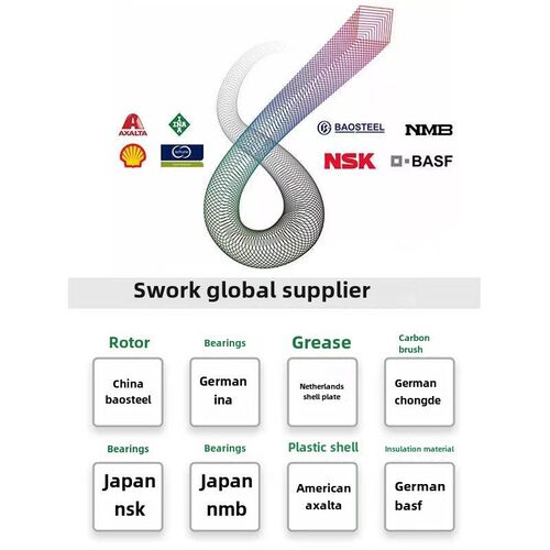 Swork加长超长9525S 9725S/A710W重型电动研磨机抛光直磨机