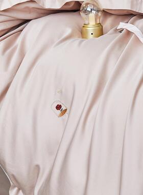 亏本清仓！罗兰纯棉高支长绒棉全棉床上四件套床单床笠款单双人