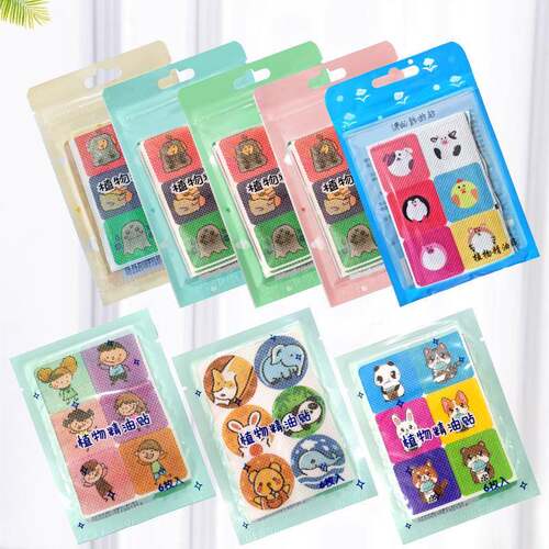 Essential Oil Mosquito Repellent Stickers for Children, Cart