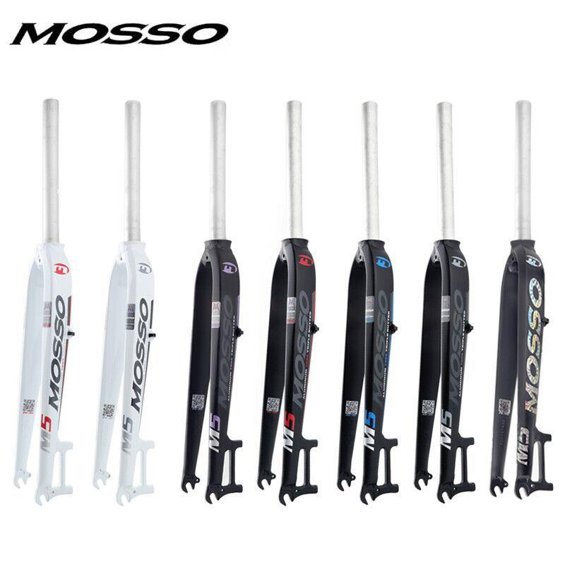 新款MOSSO 超轻硬叉MD3 M3 M5 26 27.5 29寸纯碟V刹山地车前叉A柱