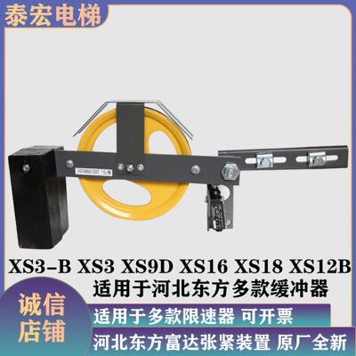 河北东方电梯限速器张紧装置底坑涨紧轮总成BZJ1/2/3DF对重摆臂式