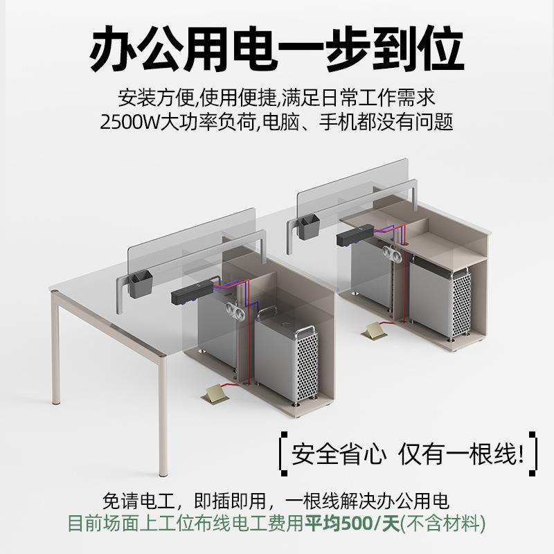 包邮屏风工位现代简约工位办公桌组合2/4/6人位员工办公电脑桌子