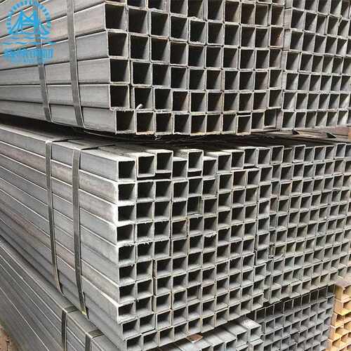 新款直销广东q195黑退方管冲孔大口径大尺寸矩形管150*150镀锌方