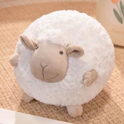 Kawaii Soft Ball Sheep Plush Toys Stuffed Animals Lamb Dolls