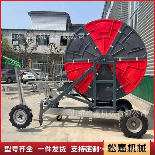 大型卷盘式喷灌机农田全自动浇地灌溉设备移动自走式农用浇地机