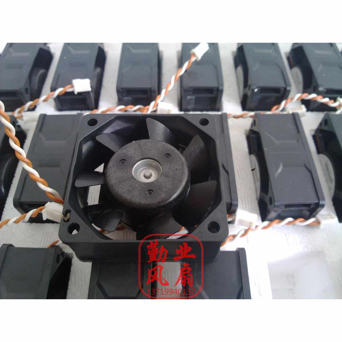 。日本三洋6025双滚珠6厘米机箱散热风扇109R0612S419 12V 0.17A