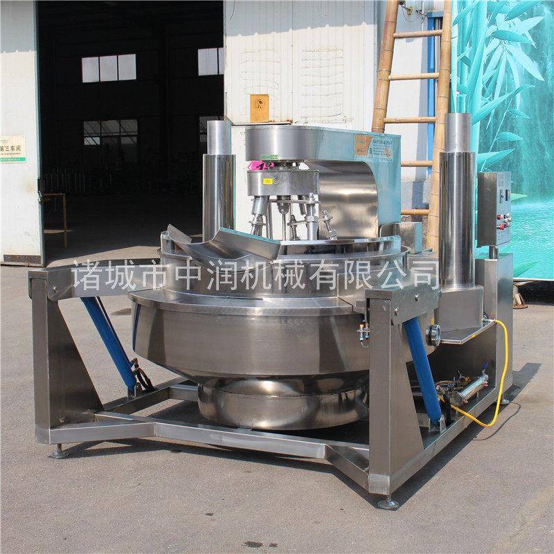 大型复合酱料调味酱料搅拌炒制机器设备麻辣烫底料炒制机器