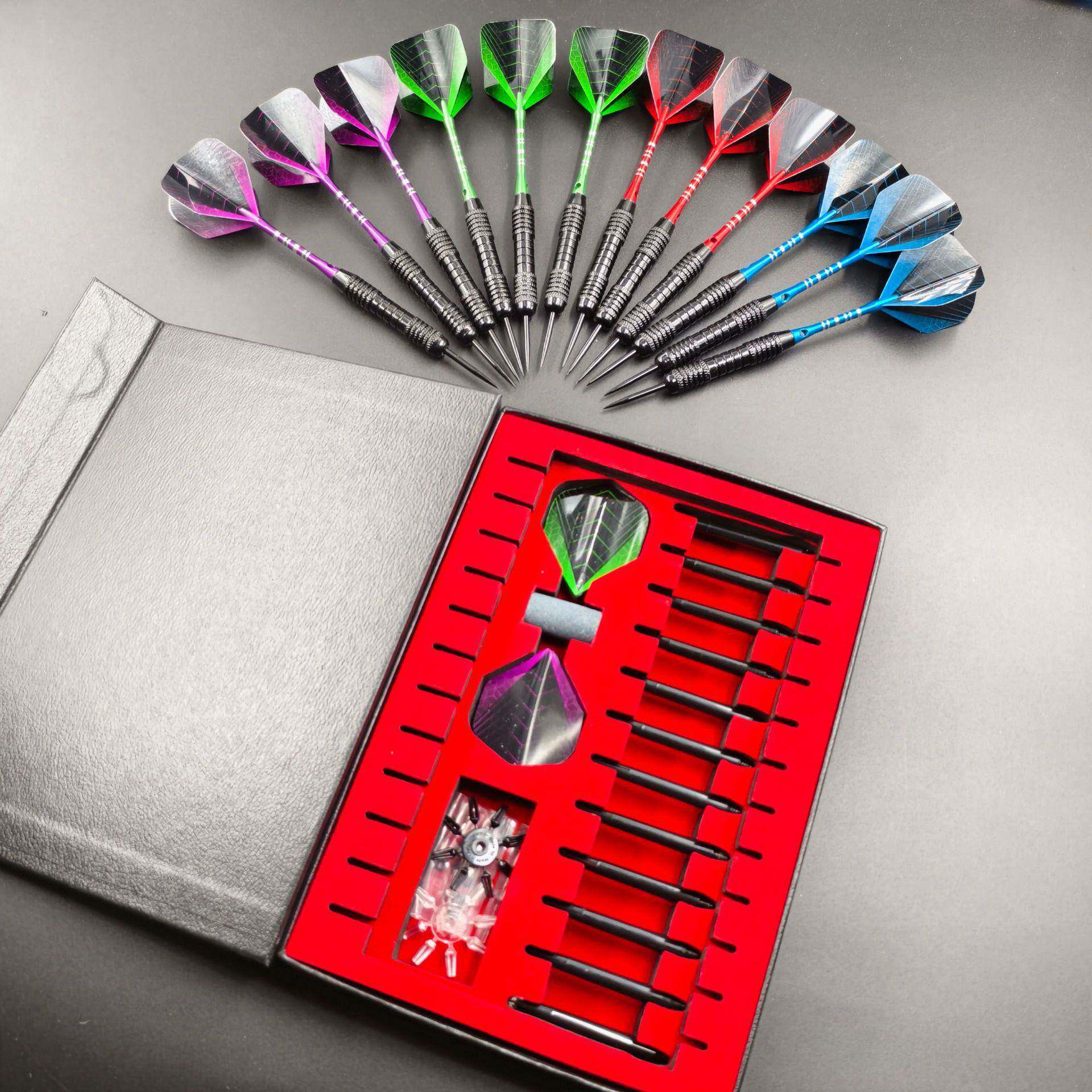 现货跨境temu供应12支装飞镖礼盒包装收纳盒LOGO款式厂家