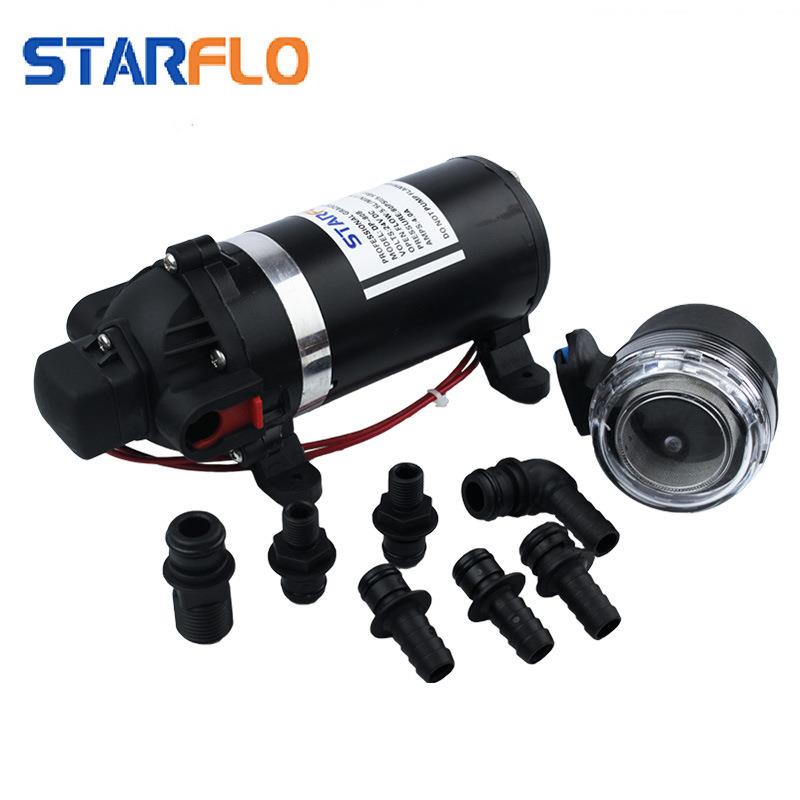 DP-160B12V-24V高压隔膜可乐机泵净水器高扬程喷雾洗车加压泵