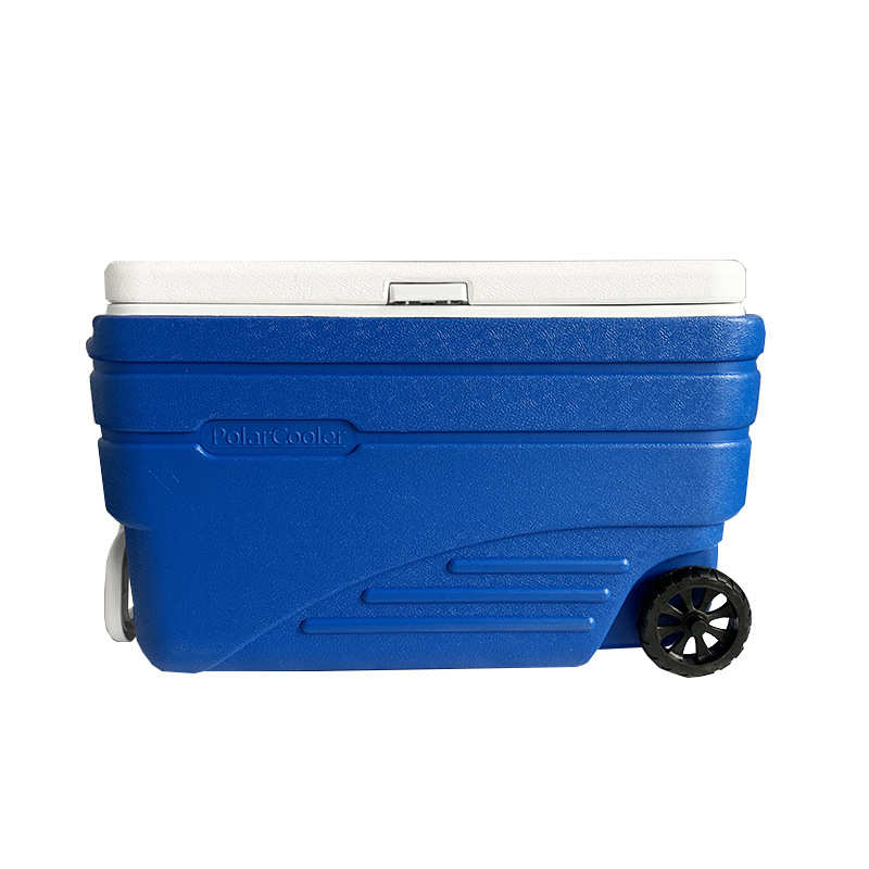 80L保温箱保冷箱外卖野餐拉杆送餐箱冷链箱海钓箱岛钓箱cooler