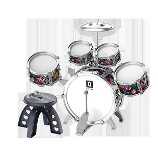 包邮 儿童架子鼓初者爵士鼓玩学具打击乐ZG 器男孩2初学 鼓 2805