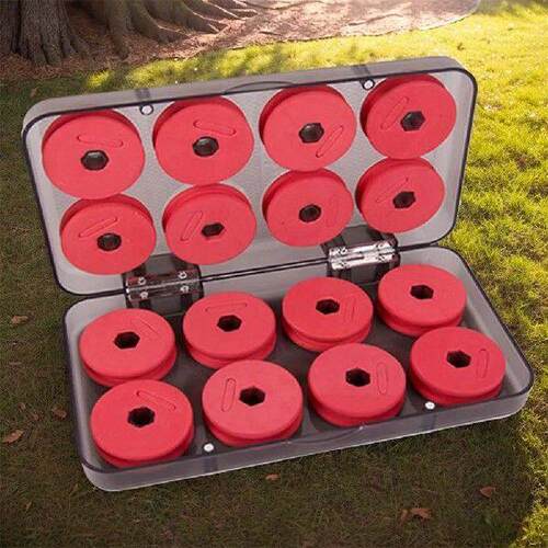 16pcs Foam Spools Line Box Fishing Line Shaft Storage Case