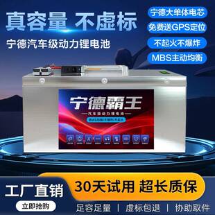 宁德磷酸铁锂电池60V72V三四轮车大容量储能电动车外卖三元 锂电瓶