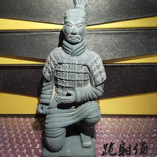 IYR7兵马俑仿古摆件工艺品西安旅游纪念品25cm秦俑秦始皇泥人泥塑