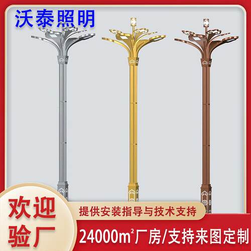玉兰灯厂家户外景观照明市政道路亮化中华灯广场公园小区高杆灯