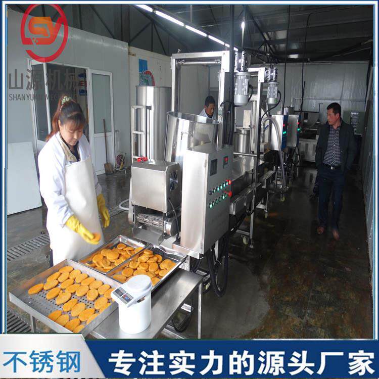 全自动糯米麻团芝麻机 粘糕丸过水裹芝麻设备 上浆裹糠机