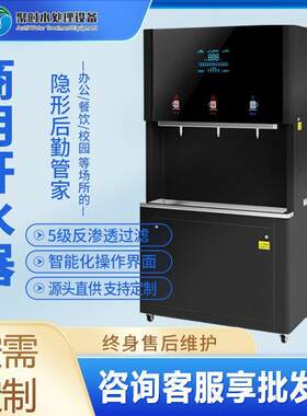 商用开水机3龙头立式2开1直饮5级反渗透深度净化学校办公直饮水机