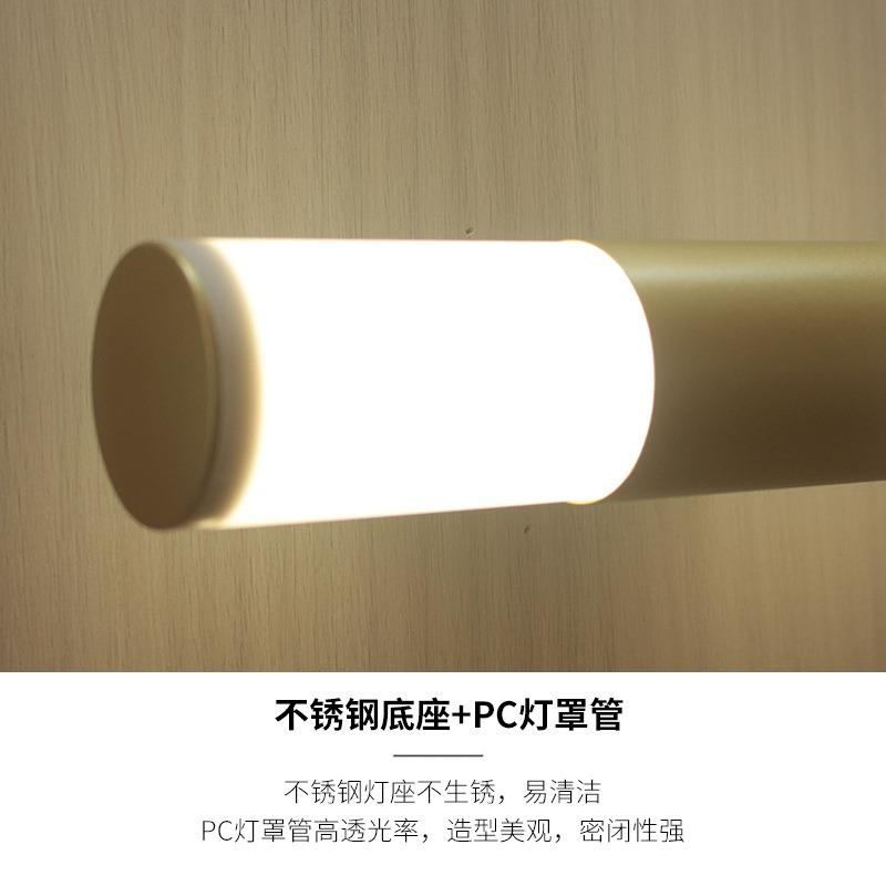 L工厂直供卧ED镜前灯不锈钢JQ087底座镜子灯浴室室床头壁画灯镜壁