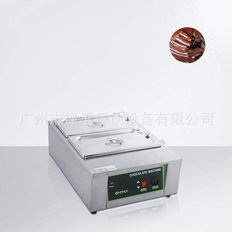 商用双缸巧克力融化炉电热巧克力融化机加热保温隔水朱古力融炉锅