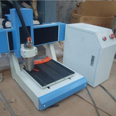 3030电脑标牌铭牌PVC双色板亚克力塑料板铜章雕刻机cncrout