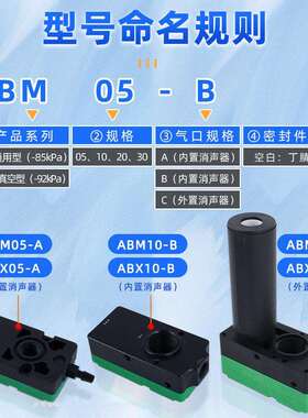 ABM/ABX 多级真空发生器