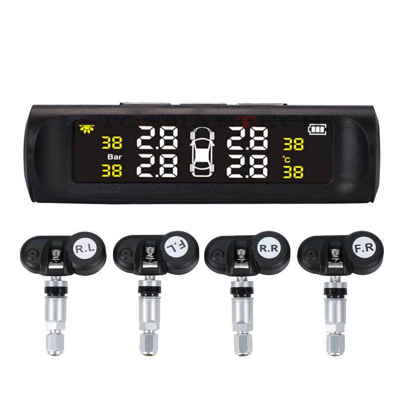 内置胎压监测器 高精度胎压监测系统 TPMS 太阳能无线胎压监测