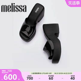 melissa梅丽莎posh女士厚底高跟，凉鞋35702