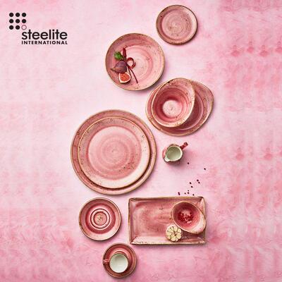 英国steelite北欧风陶瓷西餐盘餐具盘子轻奢高级感好看进口牛排盘