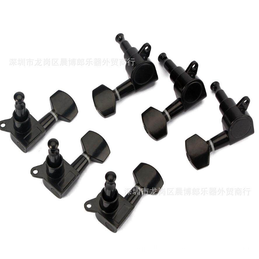 吉他弦钮 民谣吉他 弦钮 琴钮 弦准 旋钮 小方头全封闭式旋钮 黑