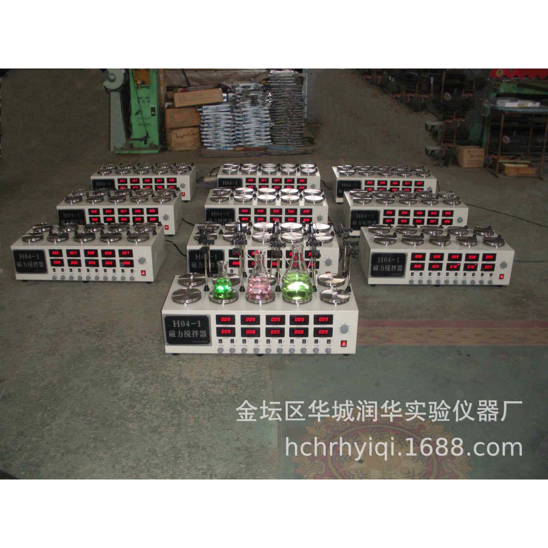 多头恒温磁力搅拌器H04-1高温恒温加热磁力搅拌器