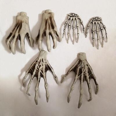 Halloween horror witch hand claw skeleton hand skeleton 手骨