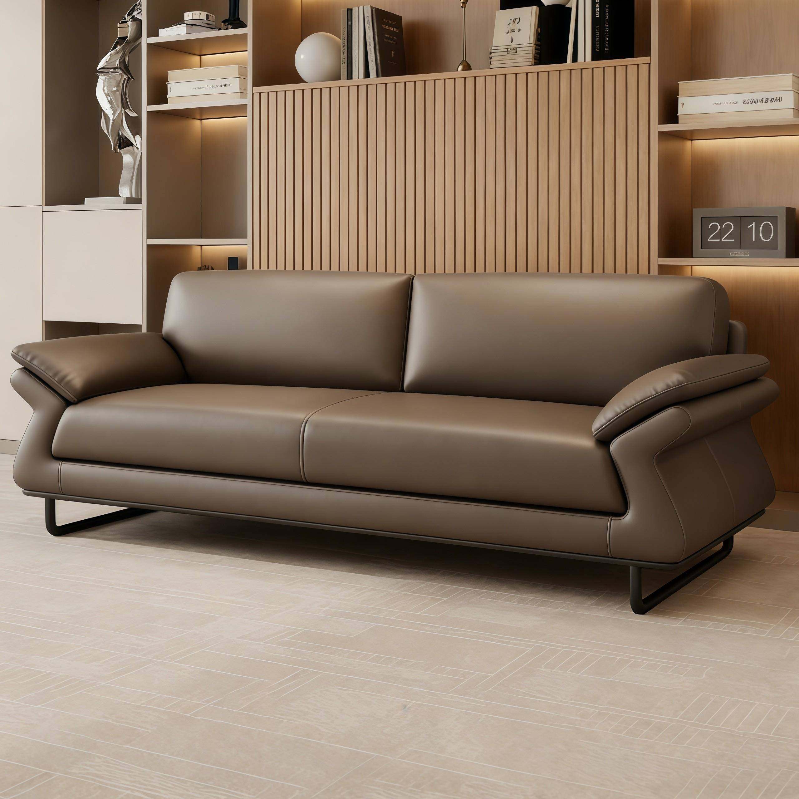 休息区接待室沙发会客茶几组合商务简约现代真皮三人位沙发办公室,商业/办公家具,沙发,淘宝优惠券,粉丝福利购,淘宝优惠卷