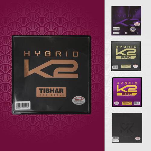 TIHBAR挺拔K2 PRO国标紫金乒乓球反胶套胶K3内能海绵粘性反胶胶皮
