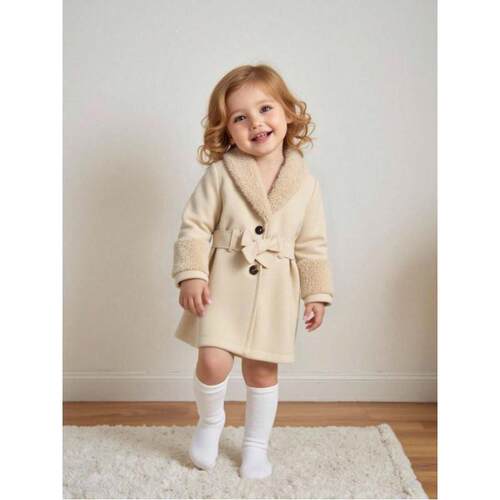 K 69521 Girl's Long Wool Coat 女童毛呢大衣