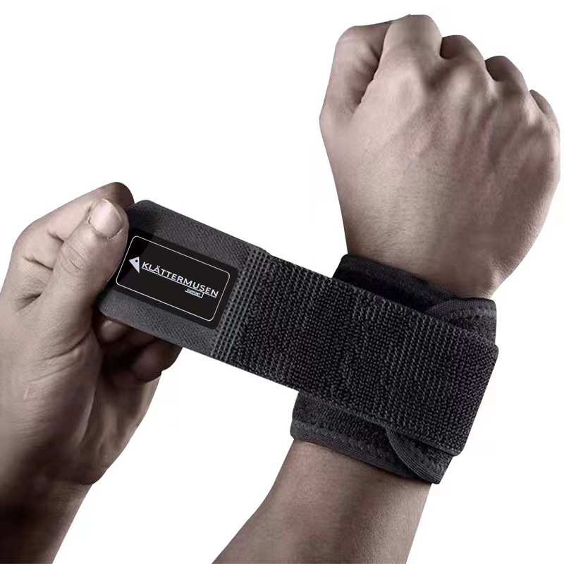 克拉特慕森 护腕篮球羽毛球缠绕护腕带卧推力量绑带双重加压健身