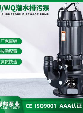 QW(WQ)潜水排污泵污水提升泵无堵塞380V