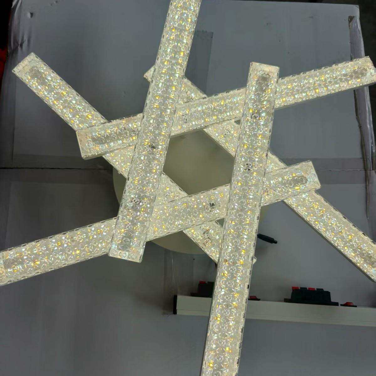 led吸顶灯新款ABS高亮铝基板客厅卧室吸顶灯跨境电商厂条子灯具超