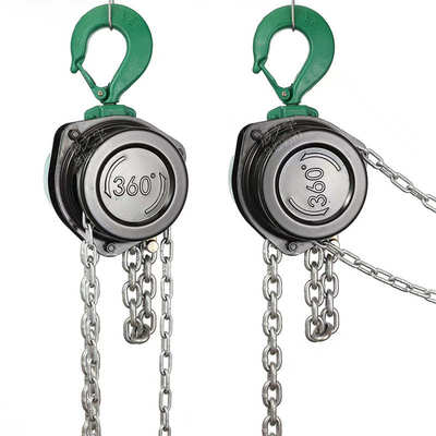 可斜拉手拉葫芦CHAIN HOIST 360度旋转手动葫芦G80级链条起重葫芦