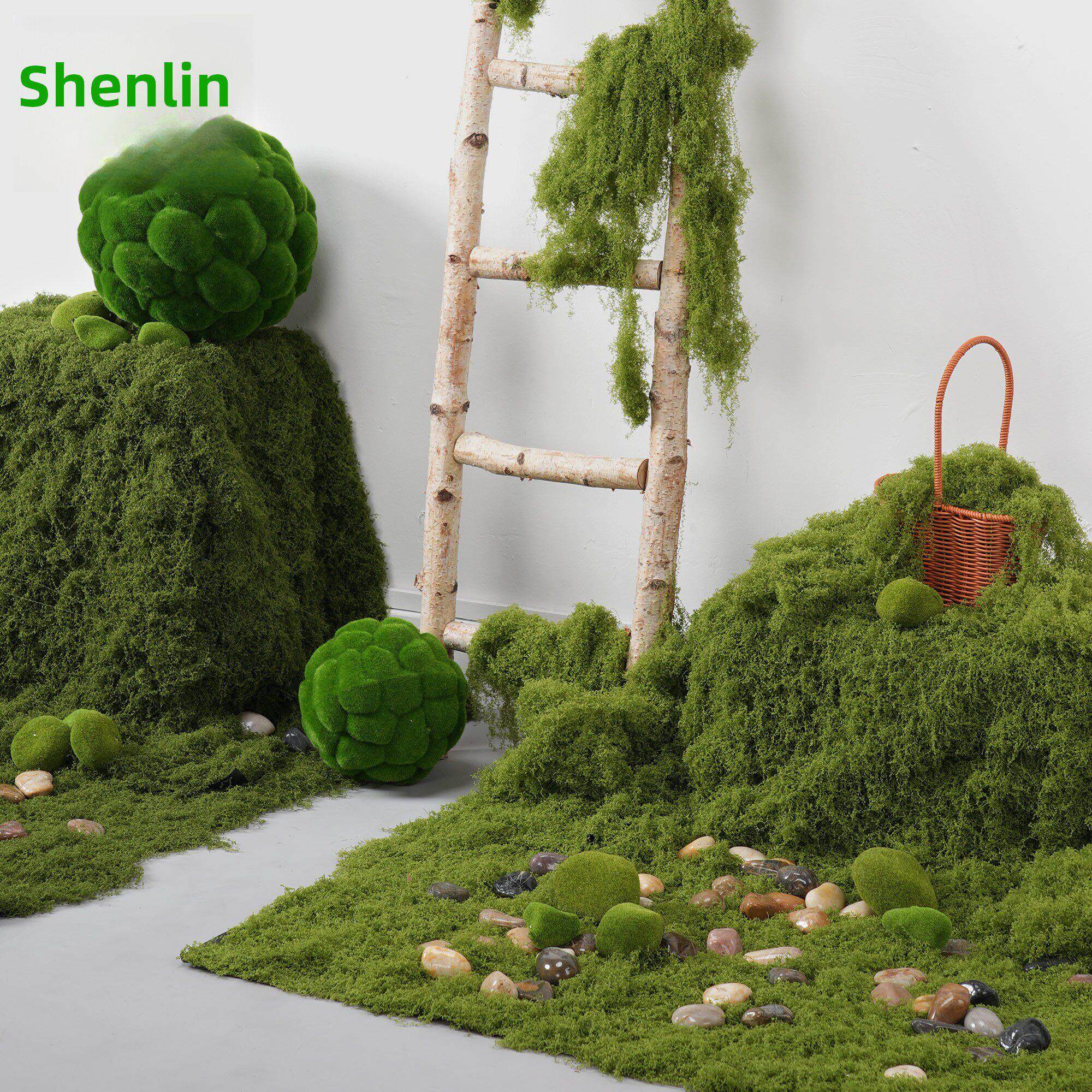 模拟苔藓草皮造景微景观装饰假苔藓绿色植物铺装彷生草坪墙软植物