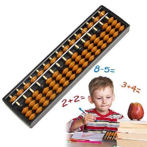 Plastic Abacus 15 Digits Arithmetic Tool Kid