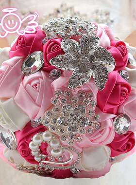 永恒天使婚庆用品 D336 仿真花 新娘手捧花束 实价