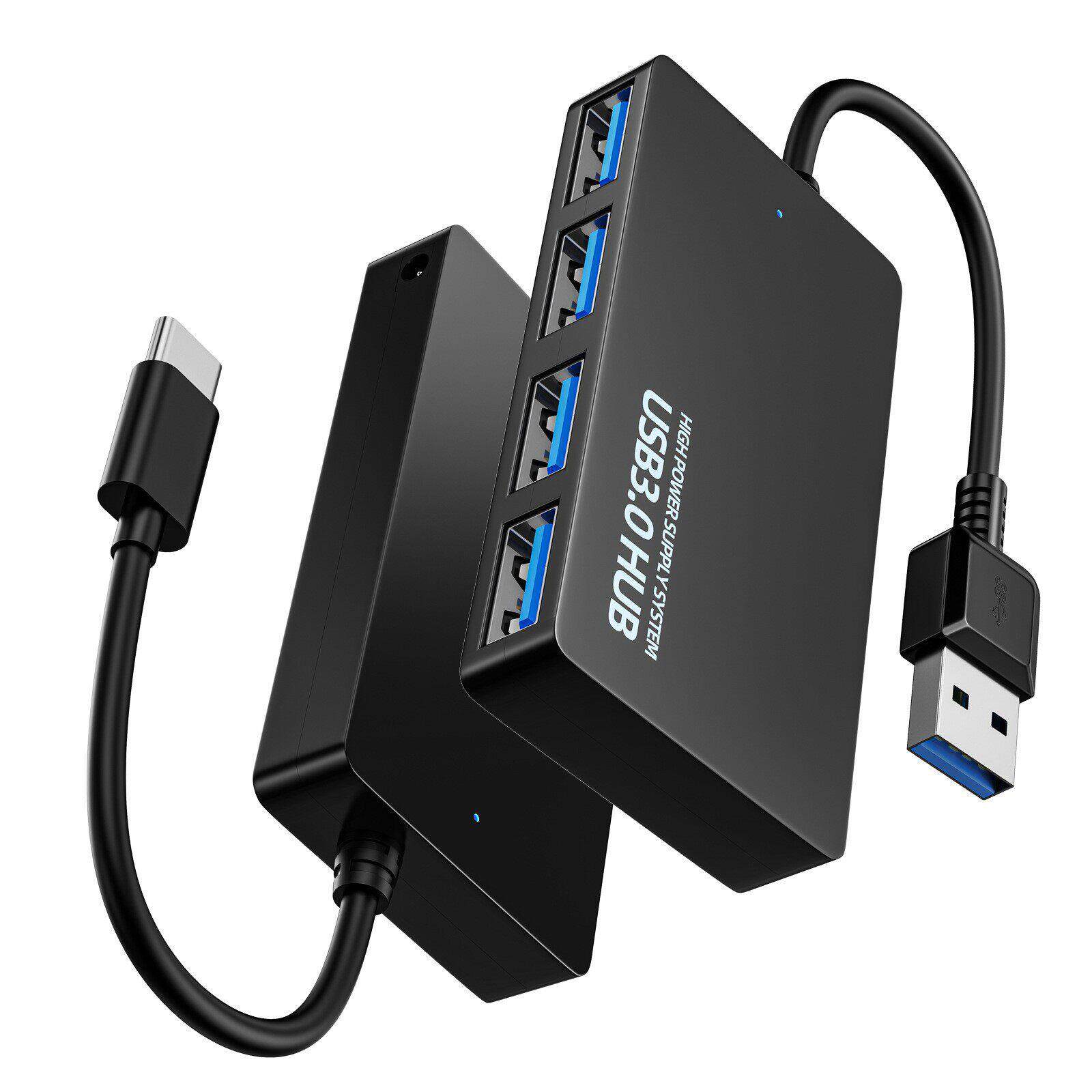 四口HUB3.04口3.0分线器2.0集线器usb电脑扩展坞hub扩展器多接口