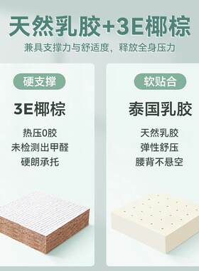 椰棕床垫软垫家用加厚乳胶床褥垫学生宿舍单人租房榻榻米垫子