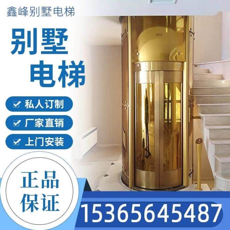 家用电梯小型家庭室内室外二三层升降机观光复式阁楼酒店别墅定制
