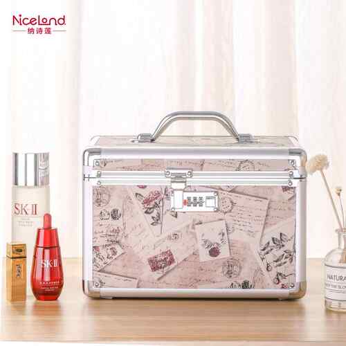 高档大NICELAND化箱妆容量水乳护肤品化妆品收纳盒手提可携式工家
