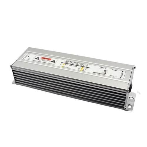 12V60W铝合金防水电源 外置防水防潮防尘灯带灯条户外恒压电源