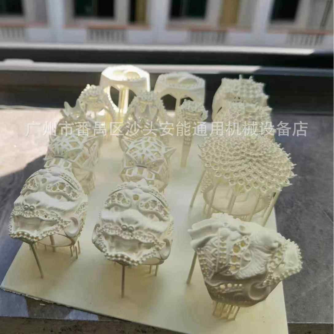 首饰3D打机快速蜡成型树印脂打印机红白祡蜡制蜡模成型工自产自销