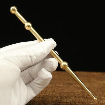 高档铜脚之美铜按穴位工脚具点穴棒按器位按摩按摩笔底穴疏通拨筋