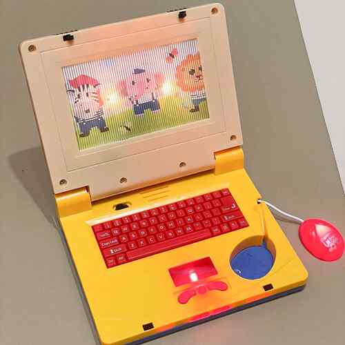 儿童笔记型电脑玩具彷真学习机宝宝启蒙早教机声光男女孩生日礼物